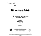 KitchenAid KEBI141SBL1 front cover diagram