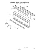 Control frame and knob