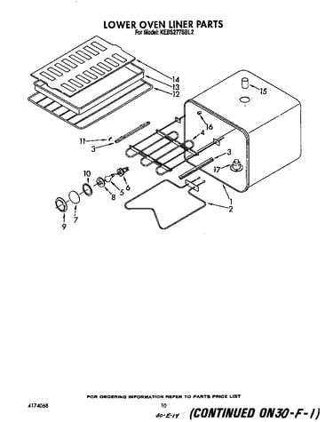 Lower oven liner