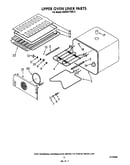 Upper oven liner