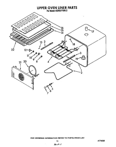 Upper oven liner