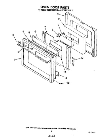 Oven door