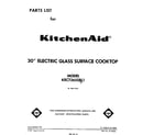 KitchenAid KECT365SBL1 cover page diagram
