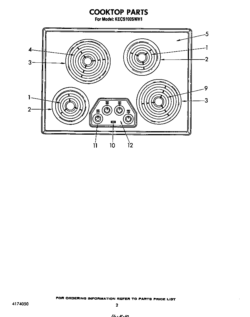Parts diagram