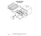 KitchenAid KEBS141SBL0 oven liner diagram