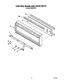 Control frame and knob