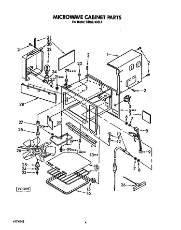 Microwave cabinet