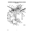 KitchenAid CM02743BL1 microwave magnetron and interlock switches diagram