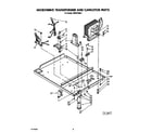 KitchenAid CM02743BL1 microwave transformer and capacitor diagram