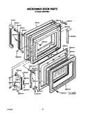 Microwave door