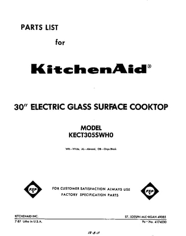 Cover page