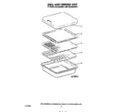 KitchenAid KECG260SWH1 grill and griddle unit diagram