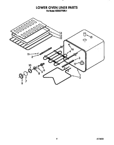 Lower oven liner