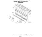 KitchenAid KEMS375SBL1 control frame and knob diagram