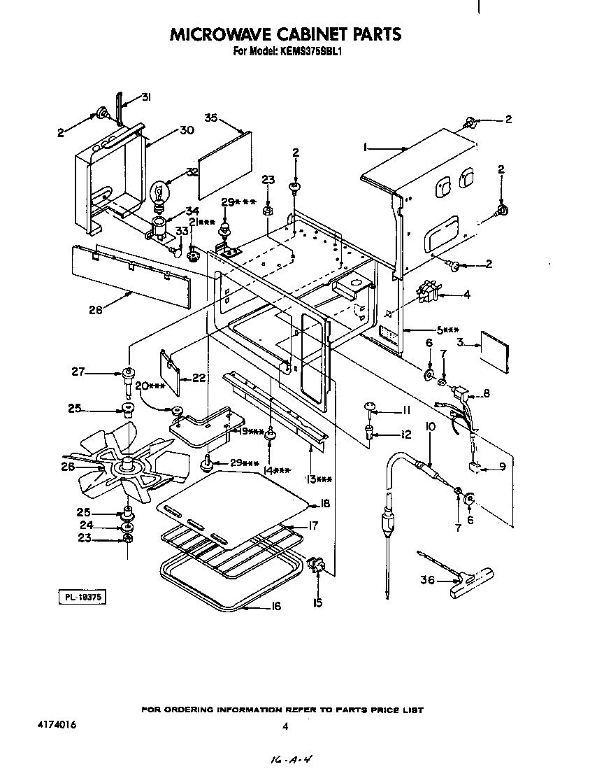 Microwave cabinet