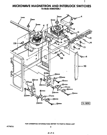 Microwave magnetron and interlock switches