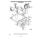 KitchenAid KEMS375SBL1 microwave transformer and capacitor diagram