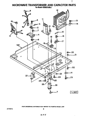 Microwave transformer and capacitor