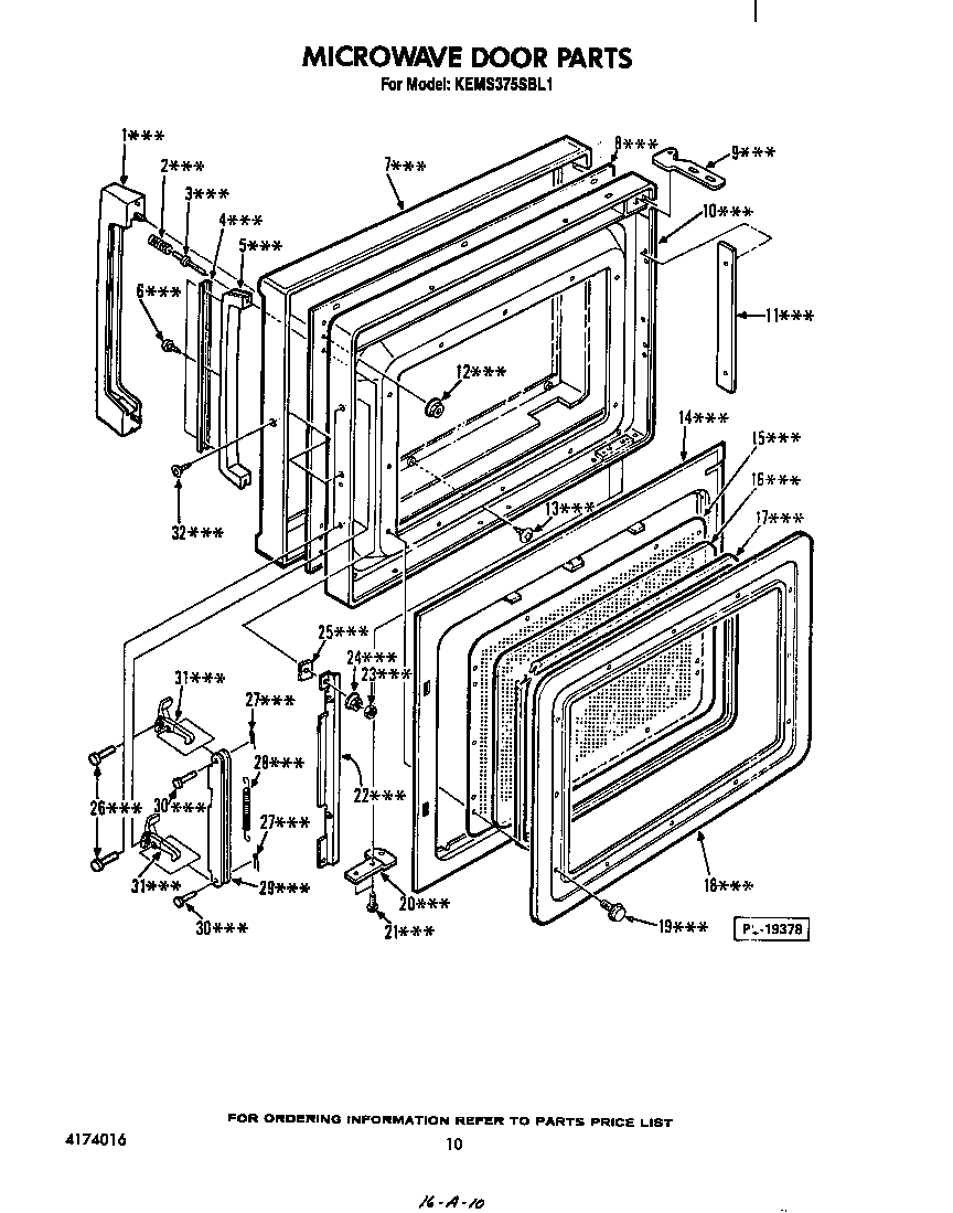 MICROWAVE DOOR