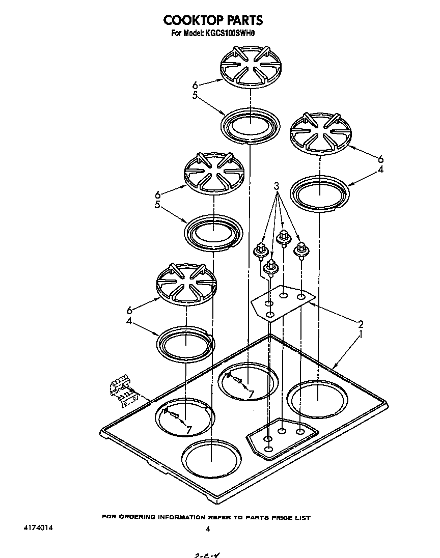Cooktop parts