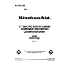 KitchenAid KEMS376SBL1 front cover diagram