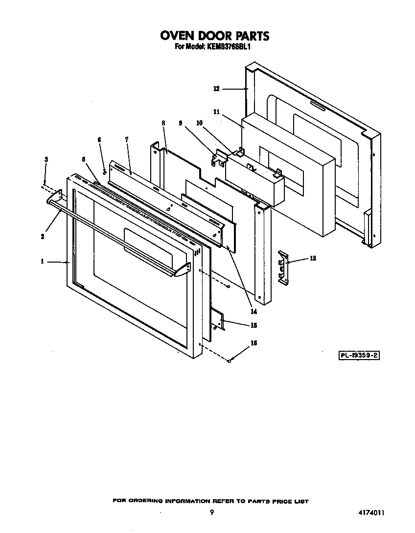 Oven door
