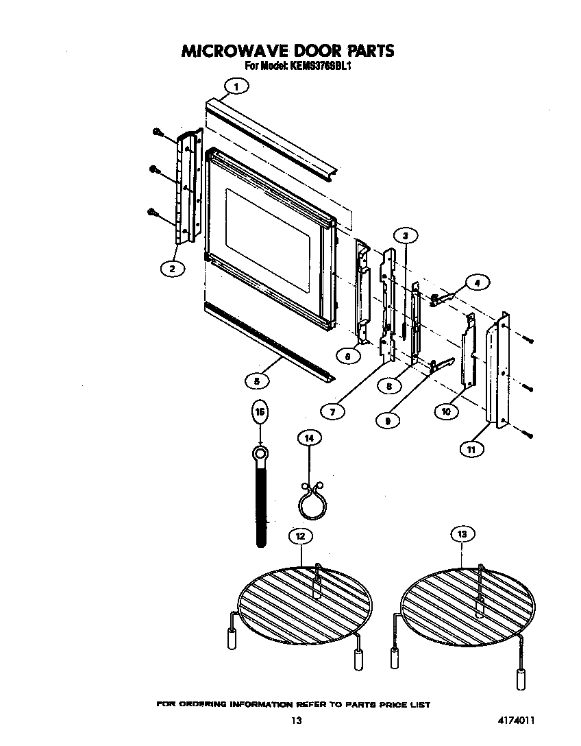 Microwave door