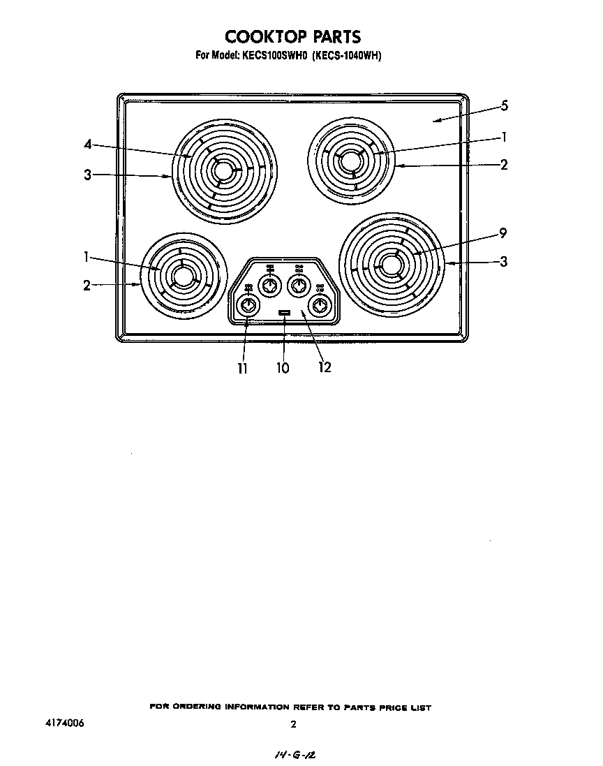 Parts diagram