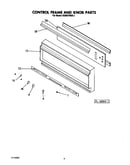 Control frame and knob