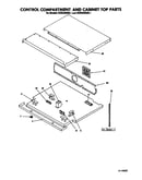 Control compartment and cabinet top