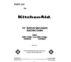 KitchenAid KEBI140SBL1 front cover diagram