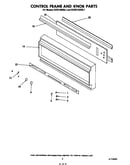 Control frame and knob