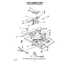 KitchenAid KEBS145SBL1 latch assembly diagram