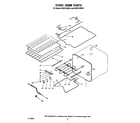 KitchenAid KEBS145SBL1 oven liner diagram
