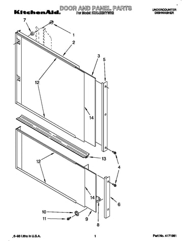 Door and panel