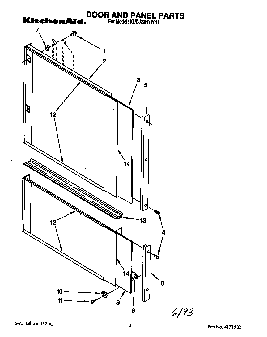 Door and panel