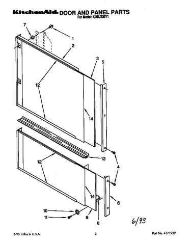 Door and panel