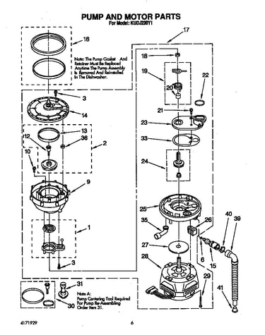 Pump and motor