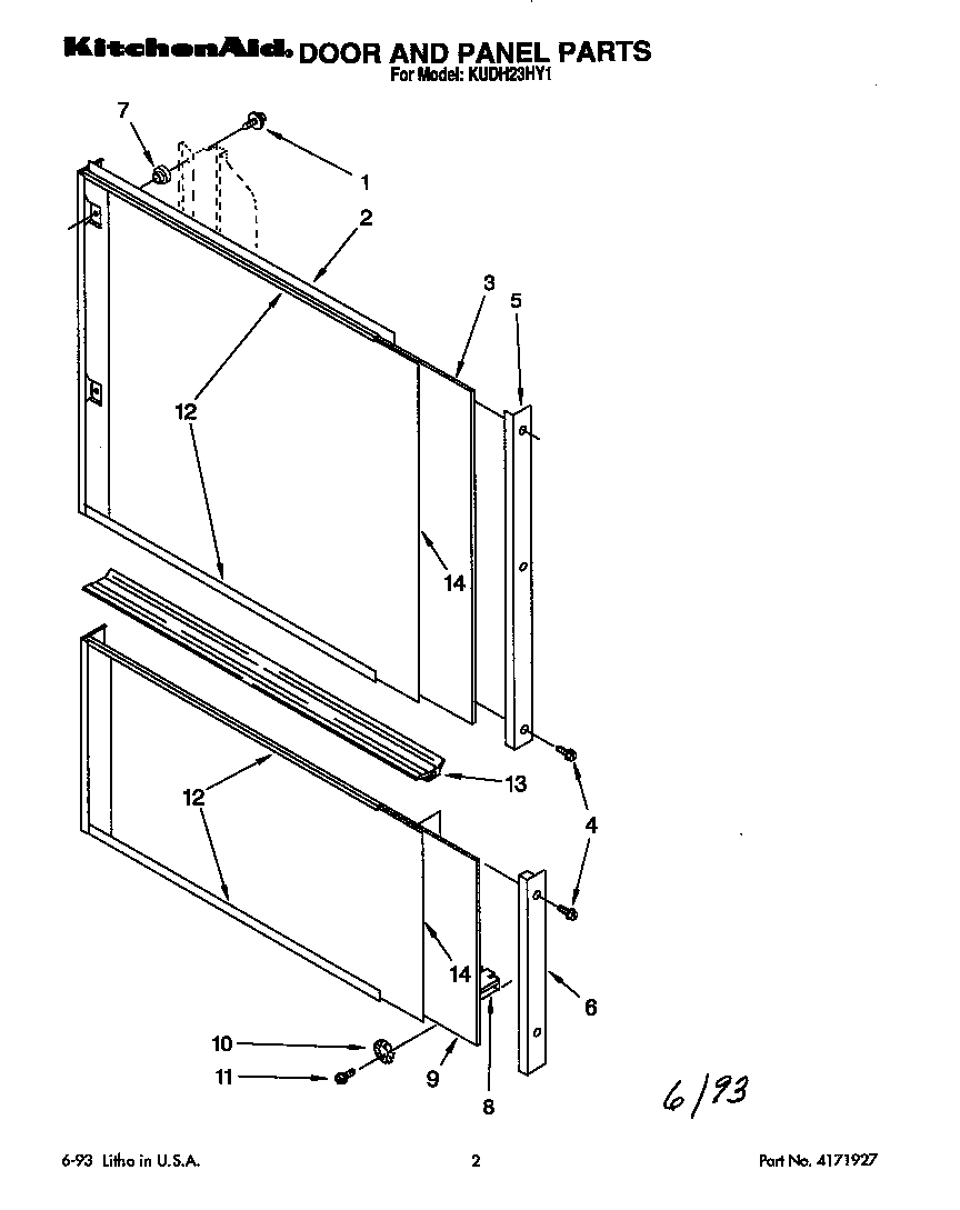 Door and panel