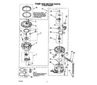 KitchenAid KUDH23HY1 pump and motor diagram