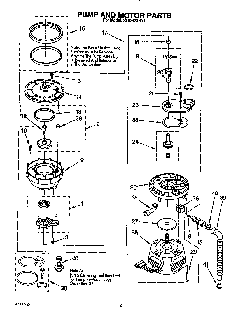 Pump and motor