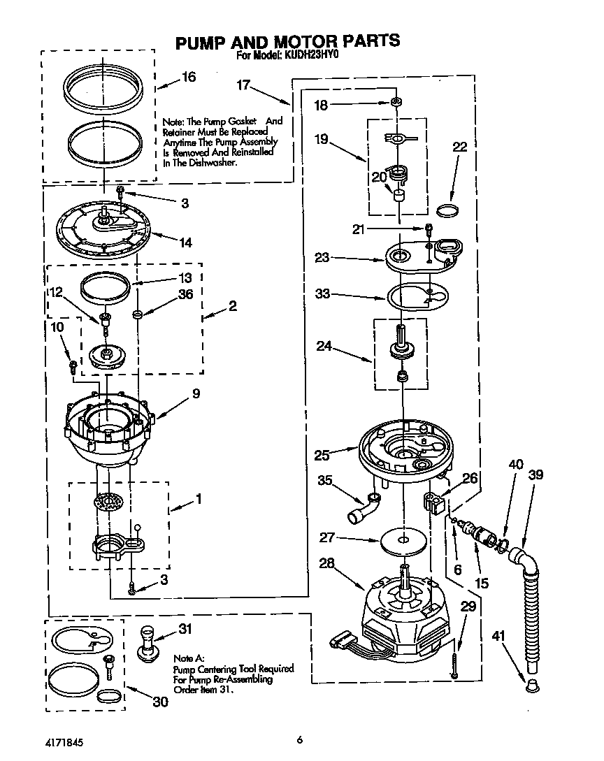 PUMP AND MOTOR