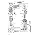 KitchenAid KUDH23HY0 pump and motor diagram