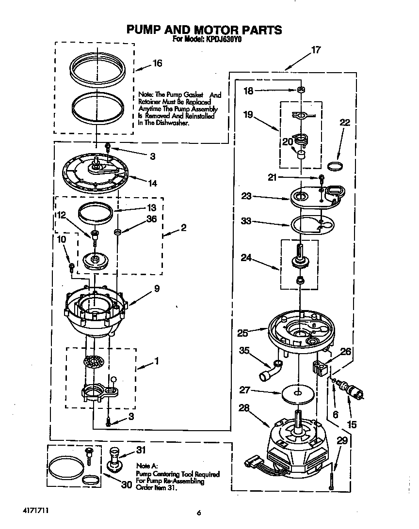 Pump and motor