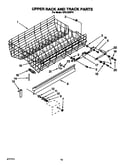 Upper rack and track