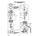 KitchenAid KUDJ23HYWH0 pump and motor diagram