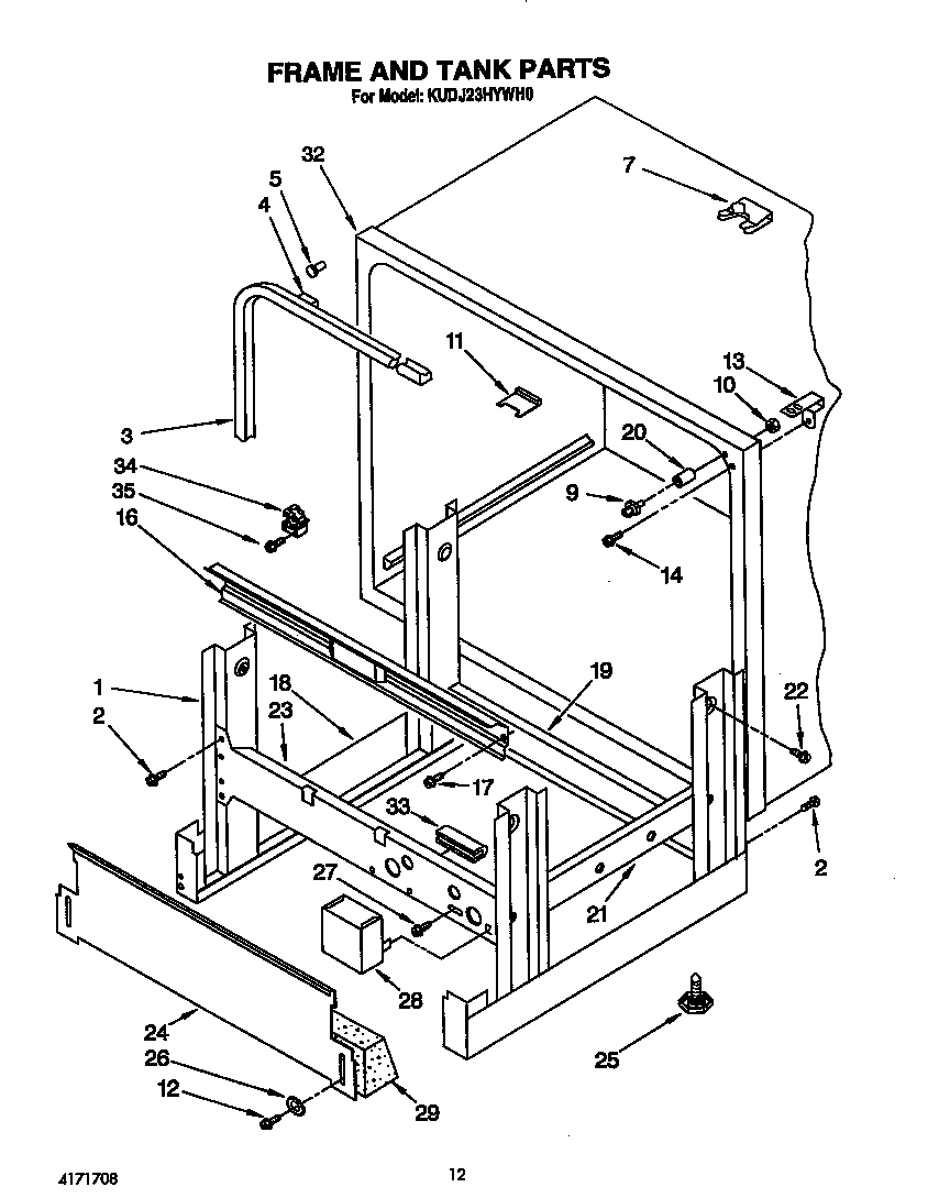 FRAME AND TANK