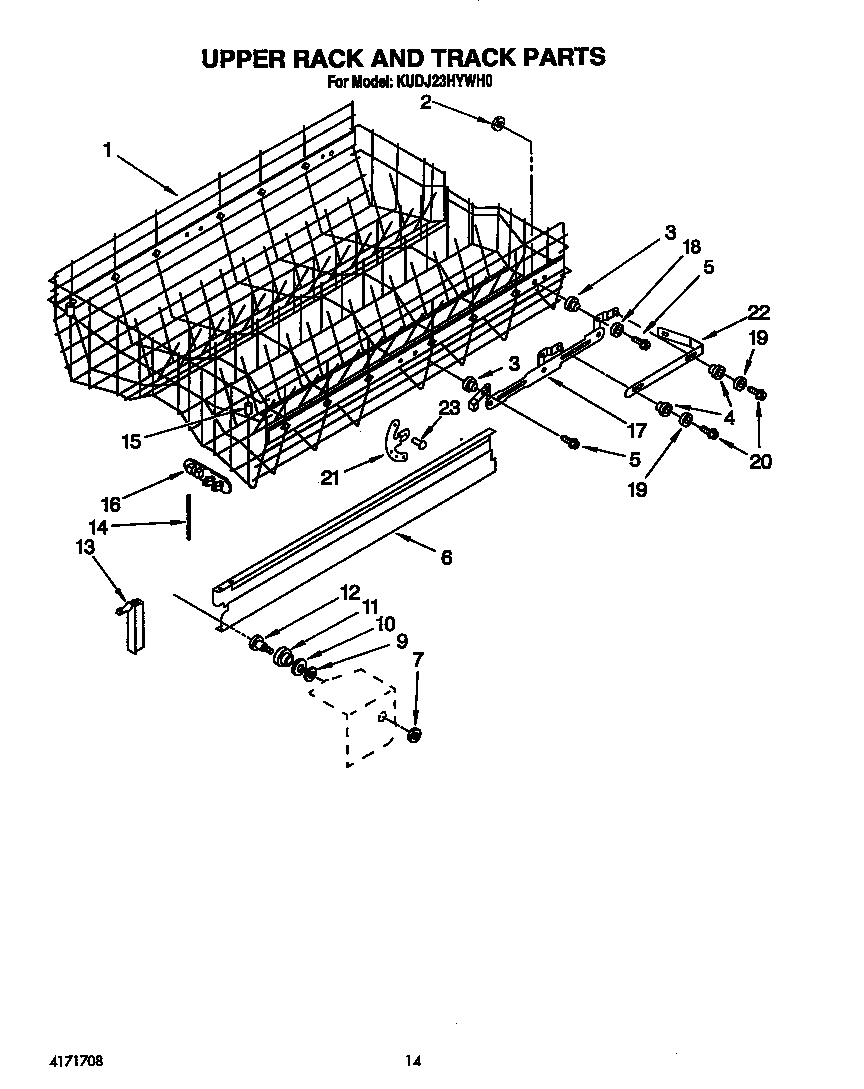 UPPER RACK AND TRACK