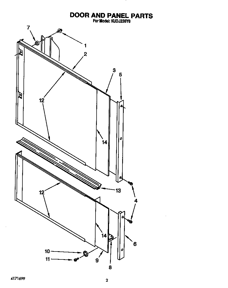 Door and panel