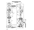 KitchenAid KUDJ230Y0 pump and motor diagram